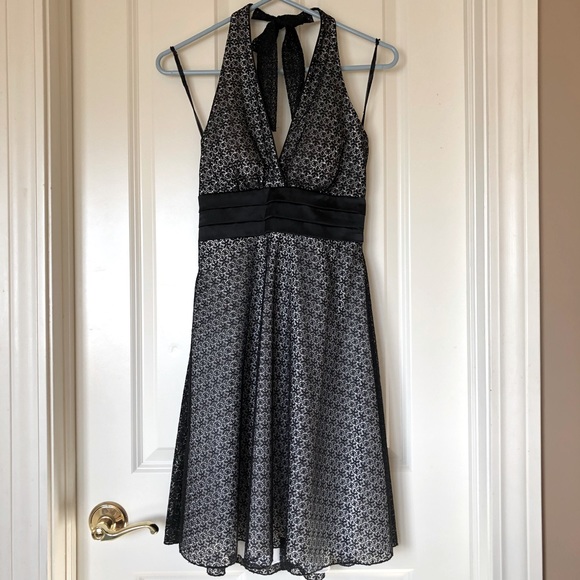 Juniors Dress - Black Lace Size 7 - Picture 1 of 6